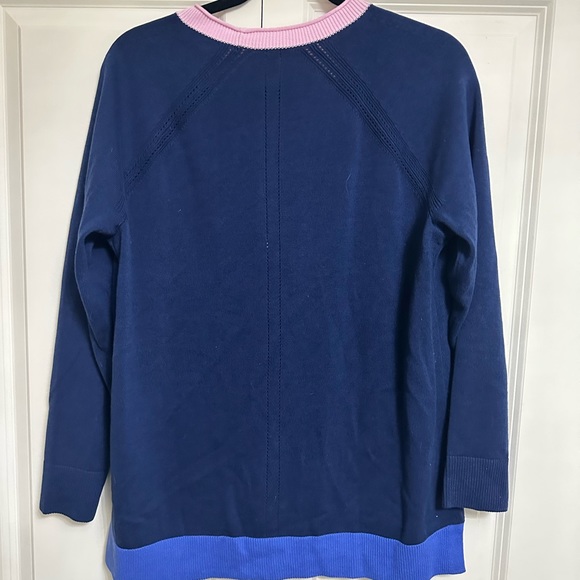 Talbots Color Block girlfriend sweater - Picture 4 of 6